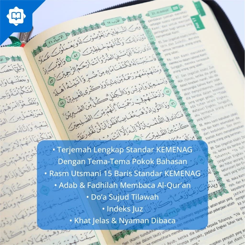 Al Quran Terjemah Al Halim A6 Resleting — foto 5