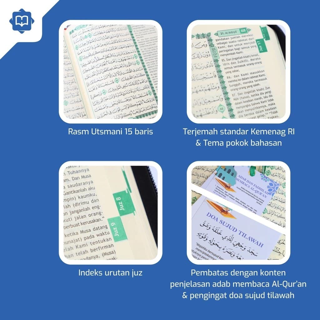 Al Quran Terjemah Al Halim A6 Resleting — foto 6