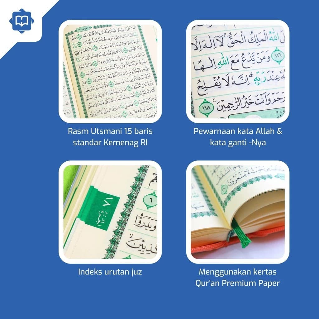 Mushaf Al Quran Al Wafa Tsumun A7 Resleting — foto 7