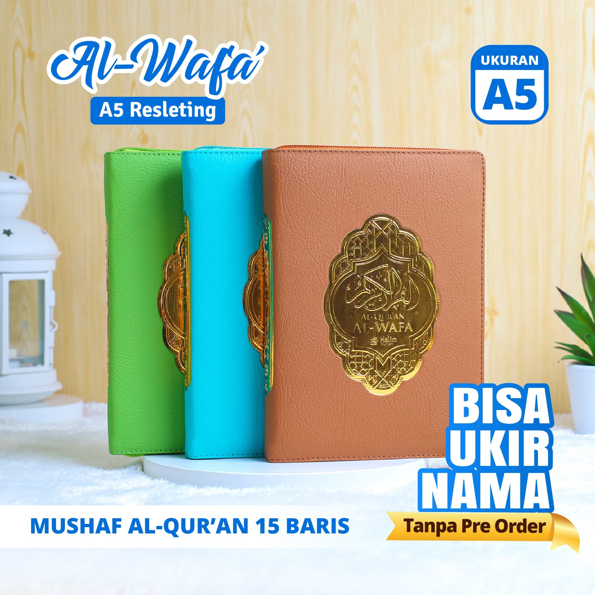 Mushaf Al Qur'an Al Wafa A5 Resleting Premium