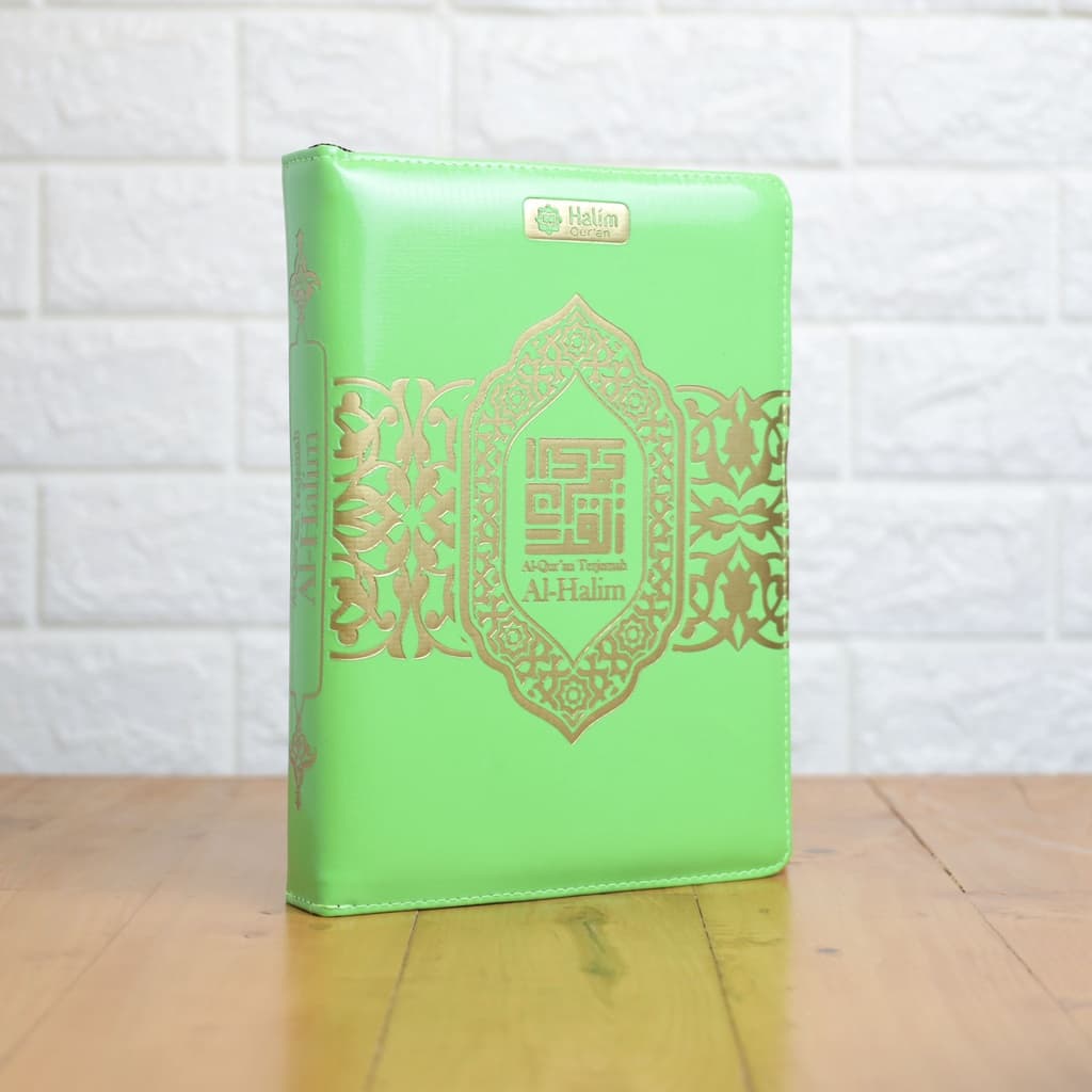 Al Quran Terjemah Al Halim New Fancy A5 Resleting — foto 3