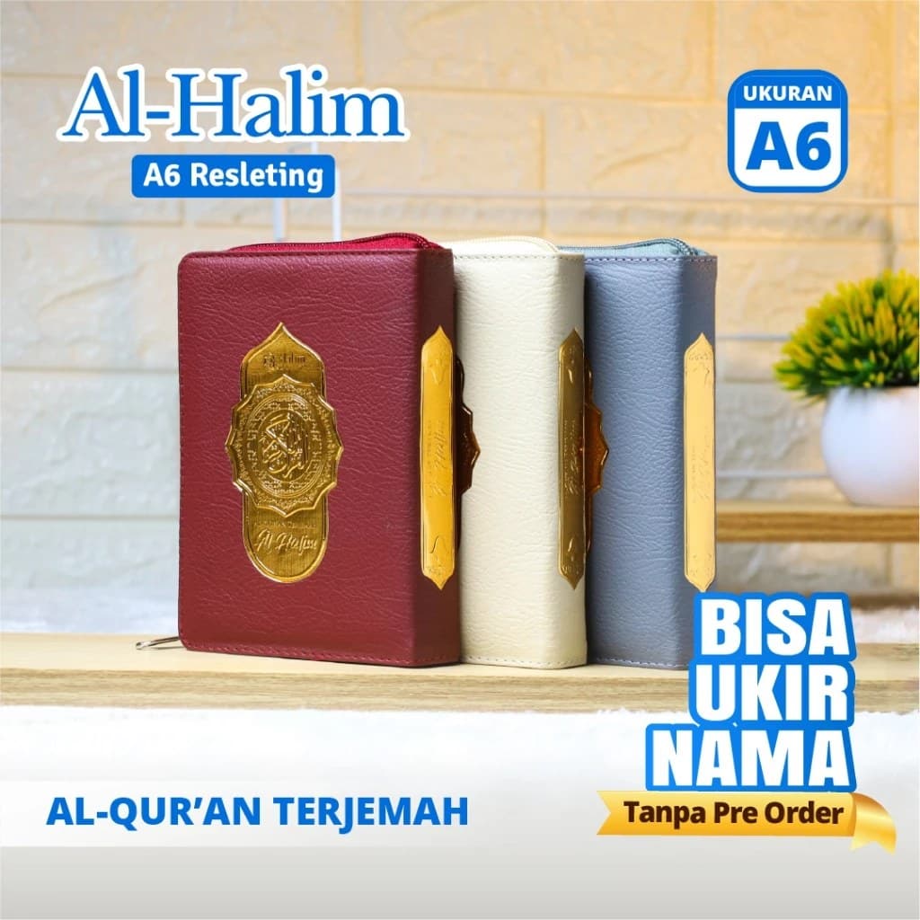 Al Quran Terjemah Al Halim A6 Resleting