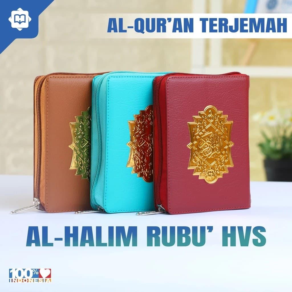 Al Quran Terjemah Al Halim B7 Rubu HVS Resleting