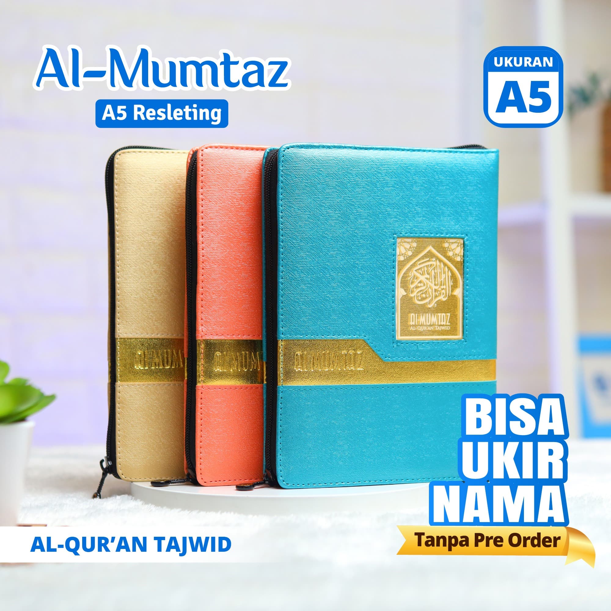 Al Quran Tajwid Al Mumtaz A5 Resleting